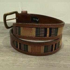 Orvis Mens Leather Belt - 34